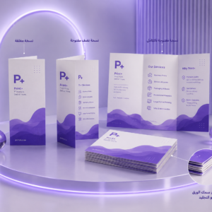 Tri-Fold Brochure بروشور مطوي ثلاثي